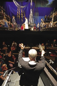 Robin Fountain conducting "Mass"